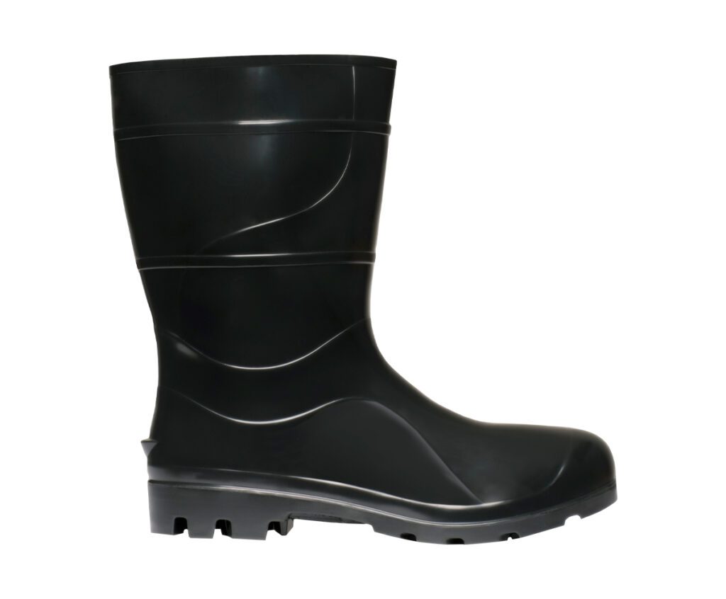 bota PVC preta
